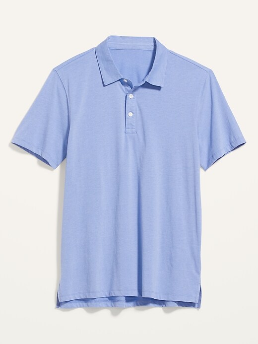 View large product image 1 of 1. Soft-Washed Jersey Polo Shirt