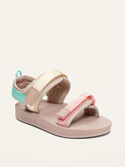 View large product image 1 of 1. Double-Strap Sandals for Toddler Girls
