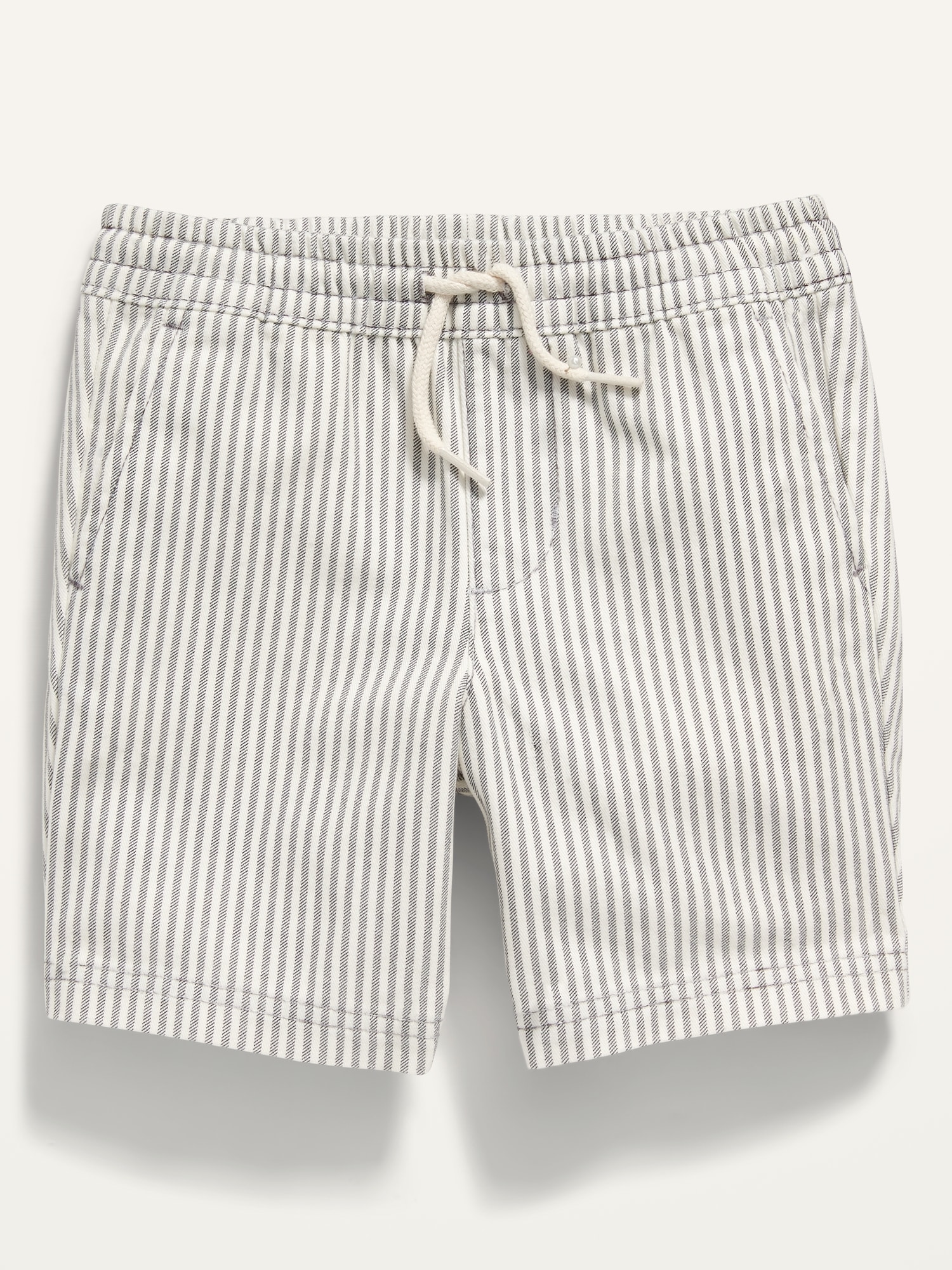 Striped Pull On Shorts for Toddler Boys