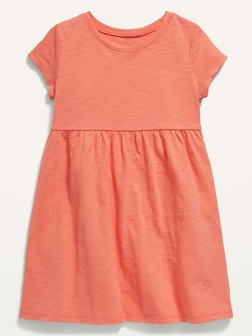 View large product image 1 of 2. Jersey-Knit Fit & Flare Dress for Toddler Girls