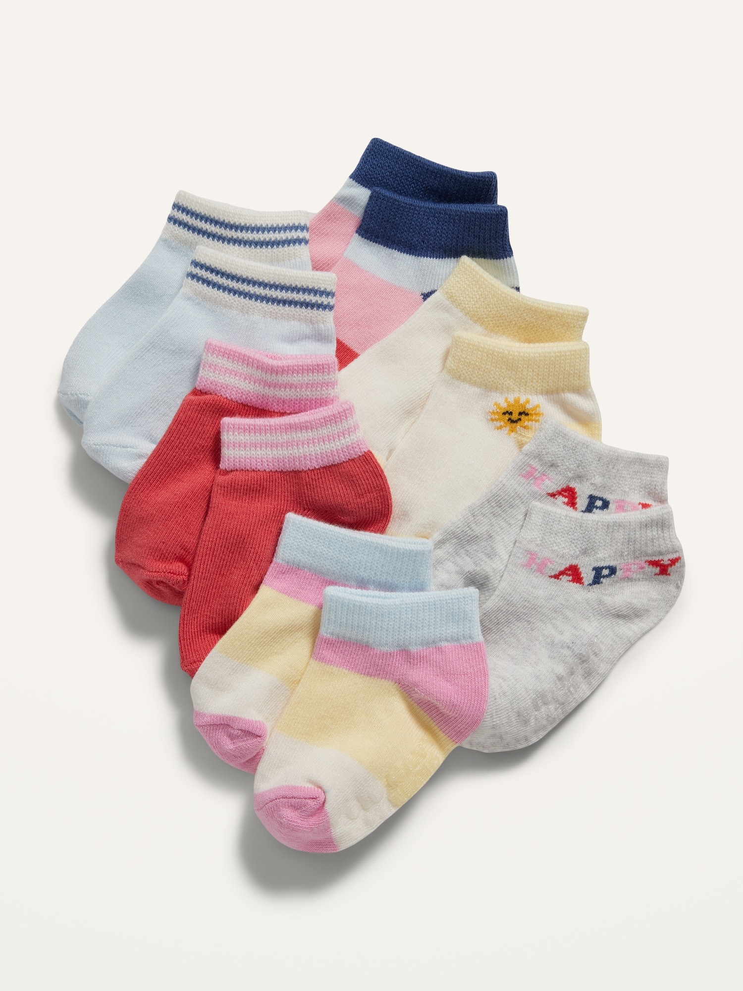 Unisex Ankle Socks 6Pack for Toddler & Baby Old Navy