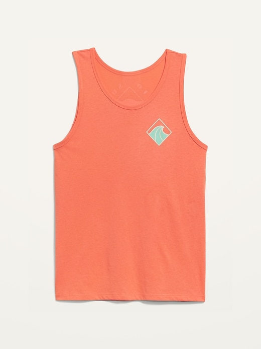View large product image 1 of 2. Soft-Washed Graphic Tank Top