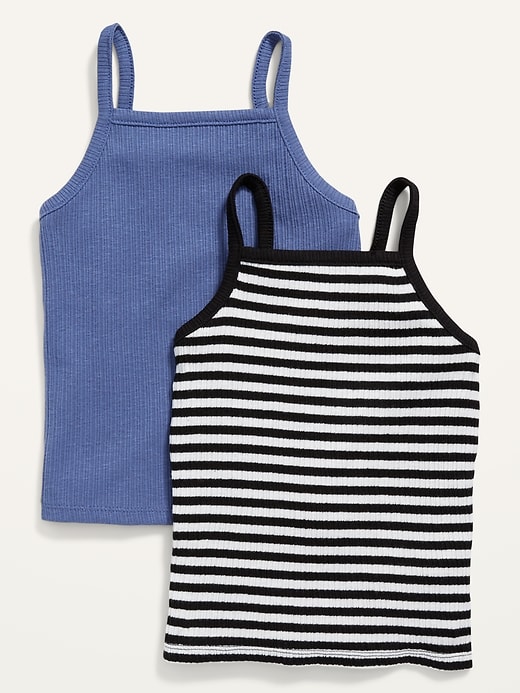 Old Navy - Patterned Rib-Knit Cami 2-Pack for Girls