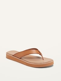 【MODERNIF】Oud leather flip flops AE Men's Classic Leather Flip Flop
