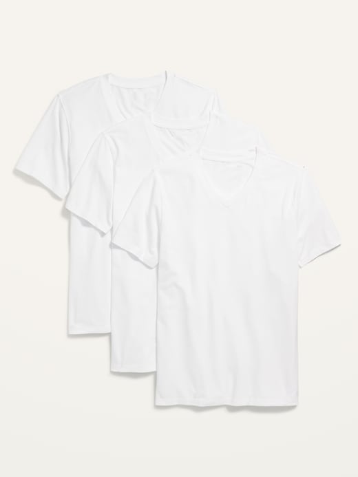 Image number 1 showing, Soft-Washed V-Neck T-Shirt 3-Pack