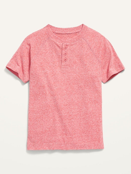 View large product image 1 of 1. Short-Sleeve Henley T-Shirt for Boys