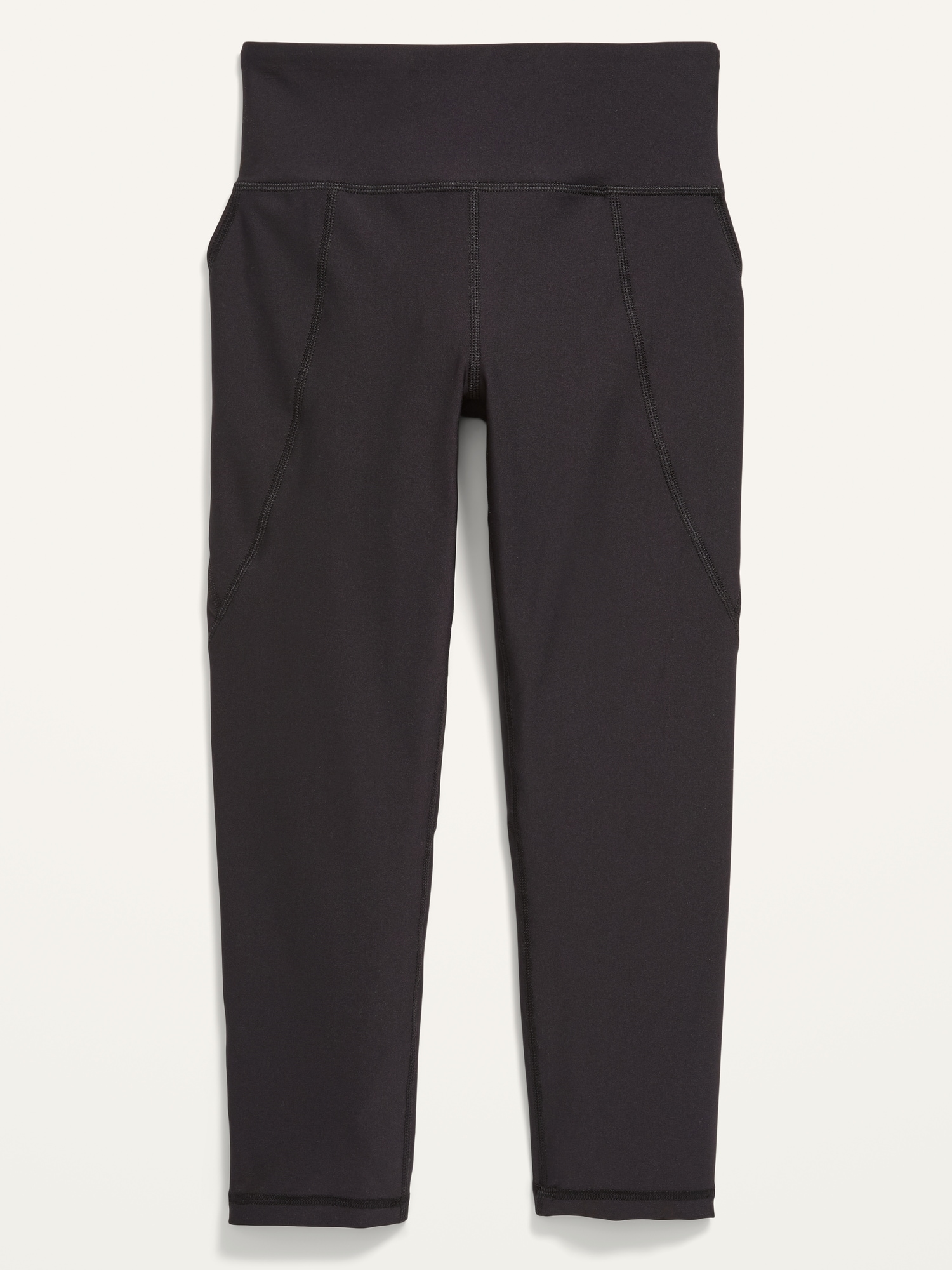 Mid-Rise Cropped Flare Pants for Girls