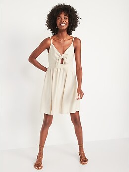 old navy white linen dress