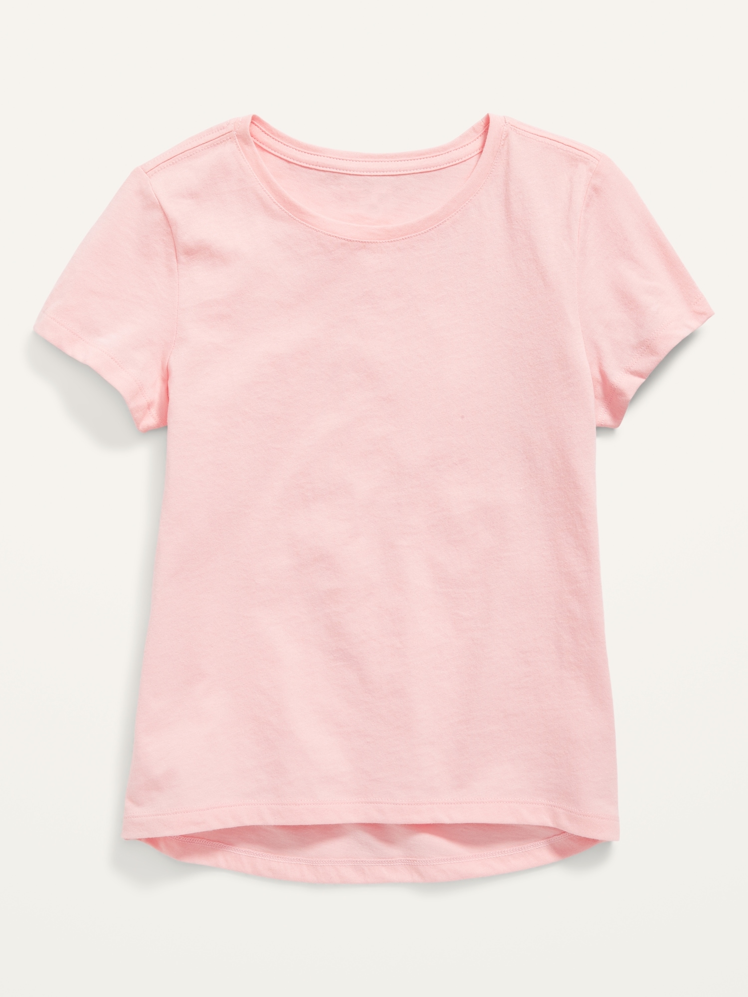 Old Navy Softest Short-Sleeve T-Shirt for Girls pink. 1
