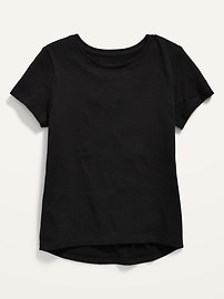 Image number 1 showing, Short-Sleeve Softest Solid T-Shirt for Girls