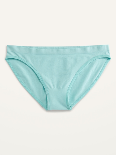 Low-Rise Seamless Bikini Underwear