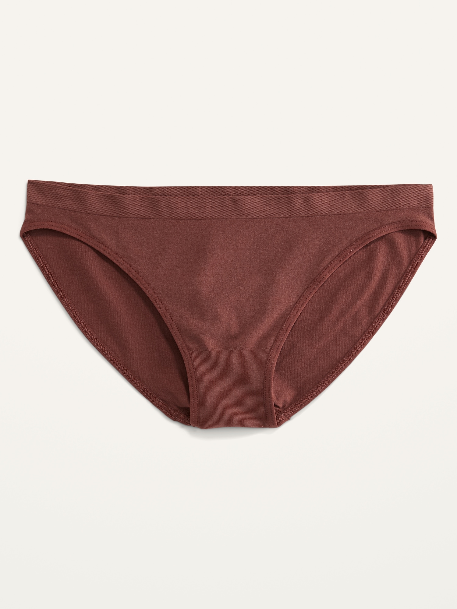 Old Navy Low-Rise Seamless Bikini Underwear for Women brown. 1