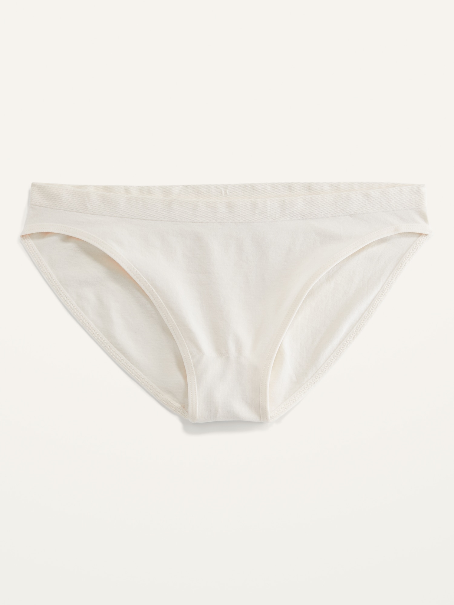 Old Navy Low-Rise Seamless Bikini Underwear for Women white. 1
