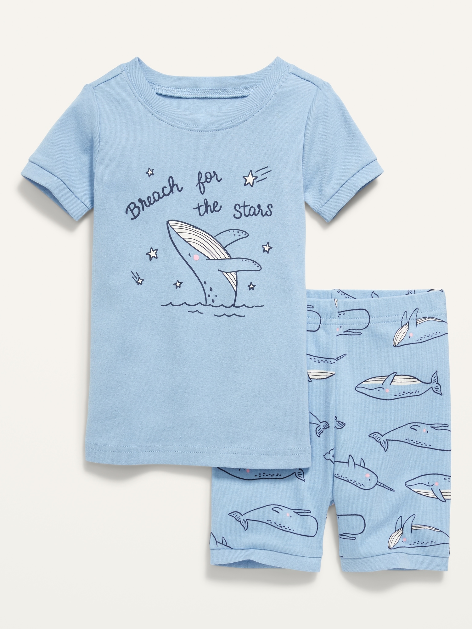 Unisex Graphic Pajama Shorts Set for Toddler & Baby | Old Navy