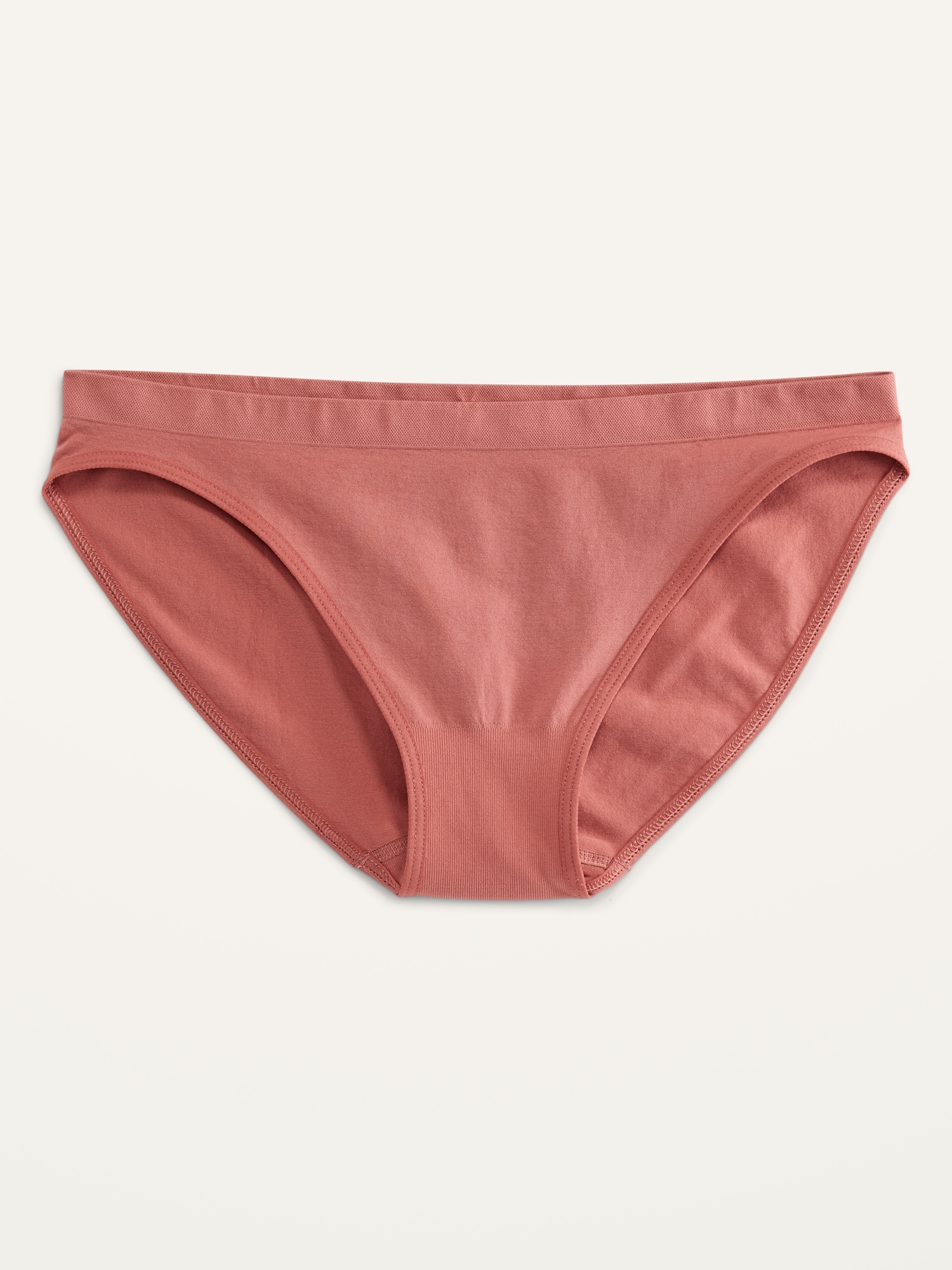 Old Navy Low-Rise Seamless Bikini Underwear for Women red. 1