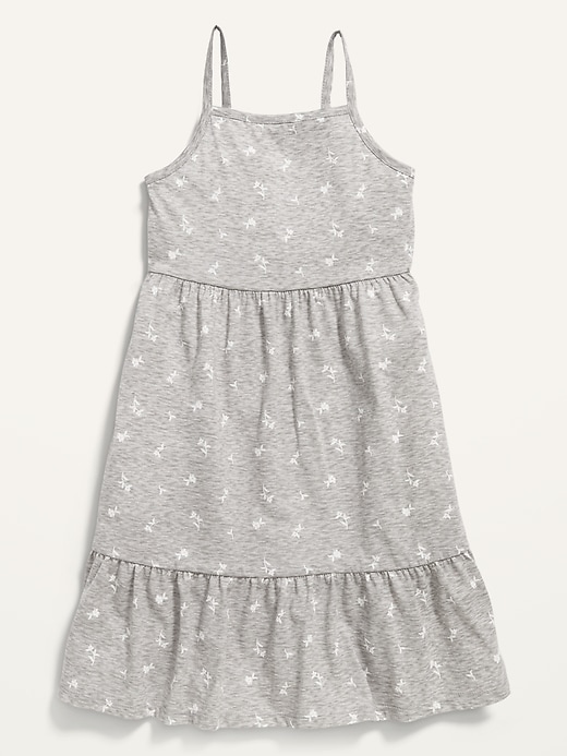 View large product image 1 of 1. Printed Jersey-Knit Fit & Flare Cami Dress for Girls