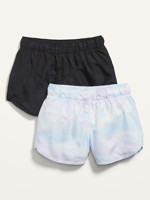 Old Navy Dolphin-Hem Run Shorts for Girls. 1