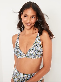 old navy triangle bikini top