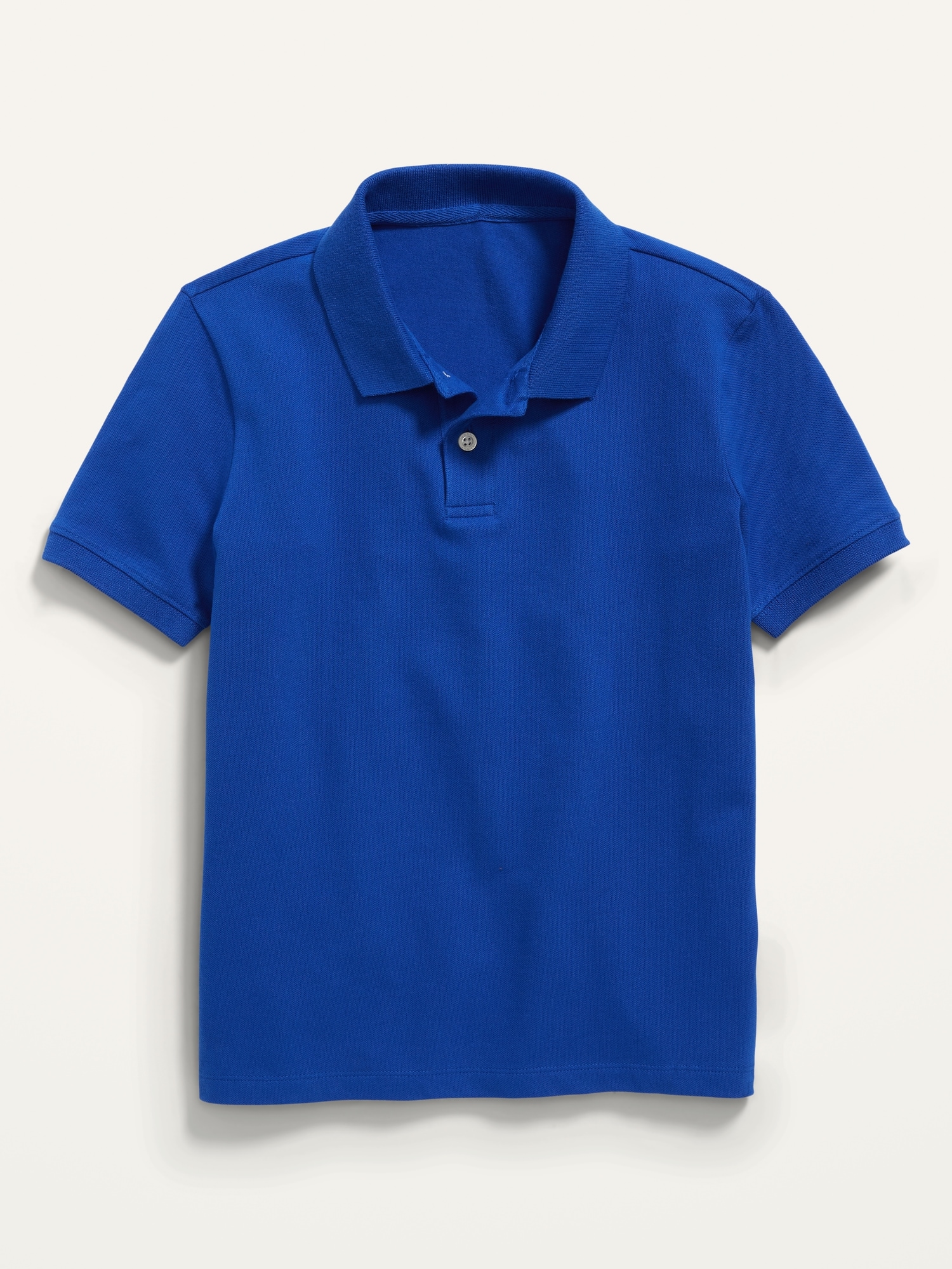 Old Navy School Uniform Pique Polo Shirt for Boys blue. 1