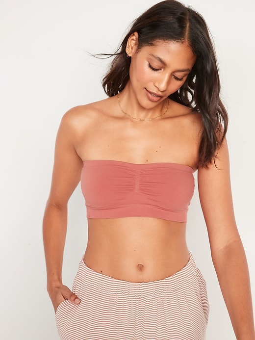 Old Navy Seamless Bandeau Bralette Top for Women. 1
