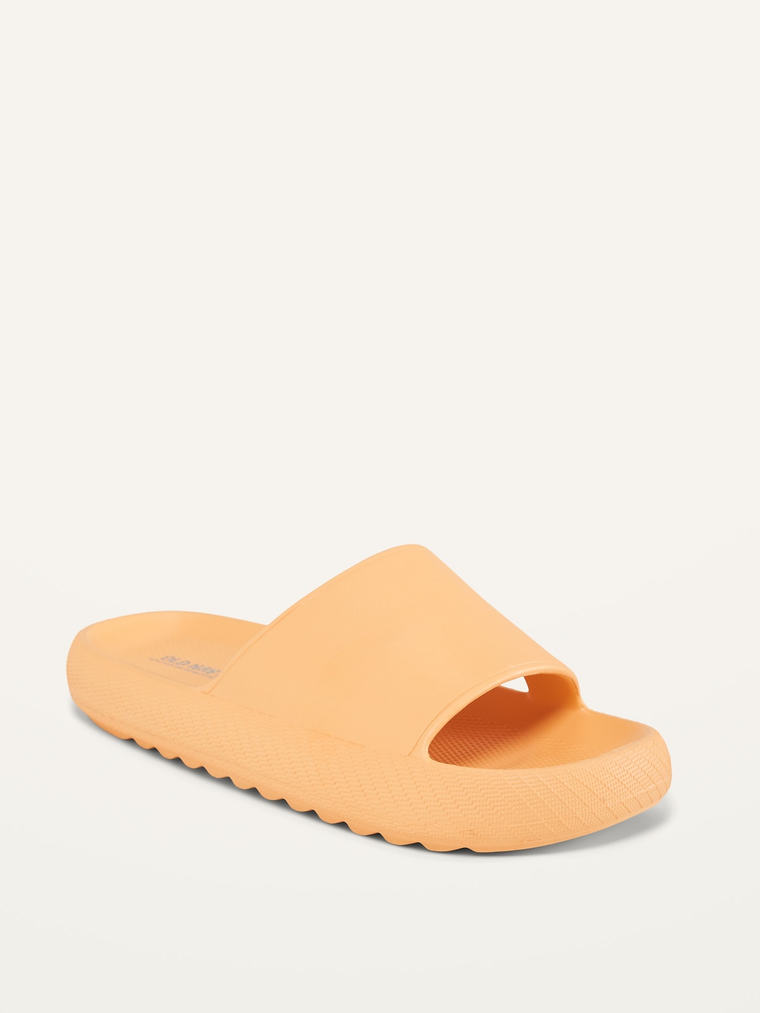 Old Navy Slide Sandals for Women (Partially Plant-Based) orange. 1