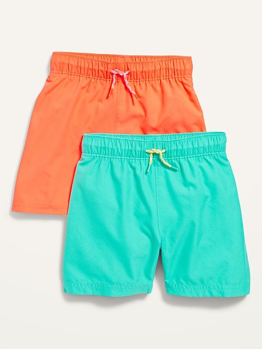 View large product image 1 of 1. 2-Pack Swim Trunks for Toddler Boys