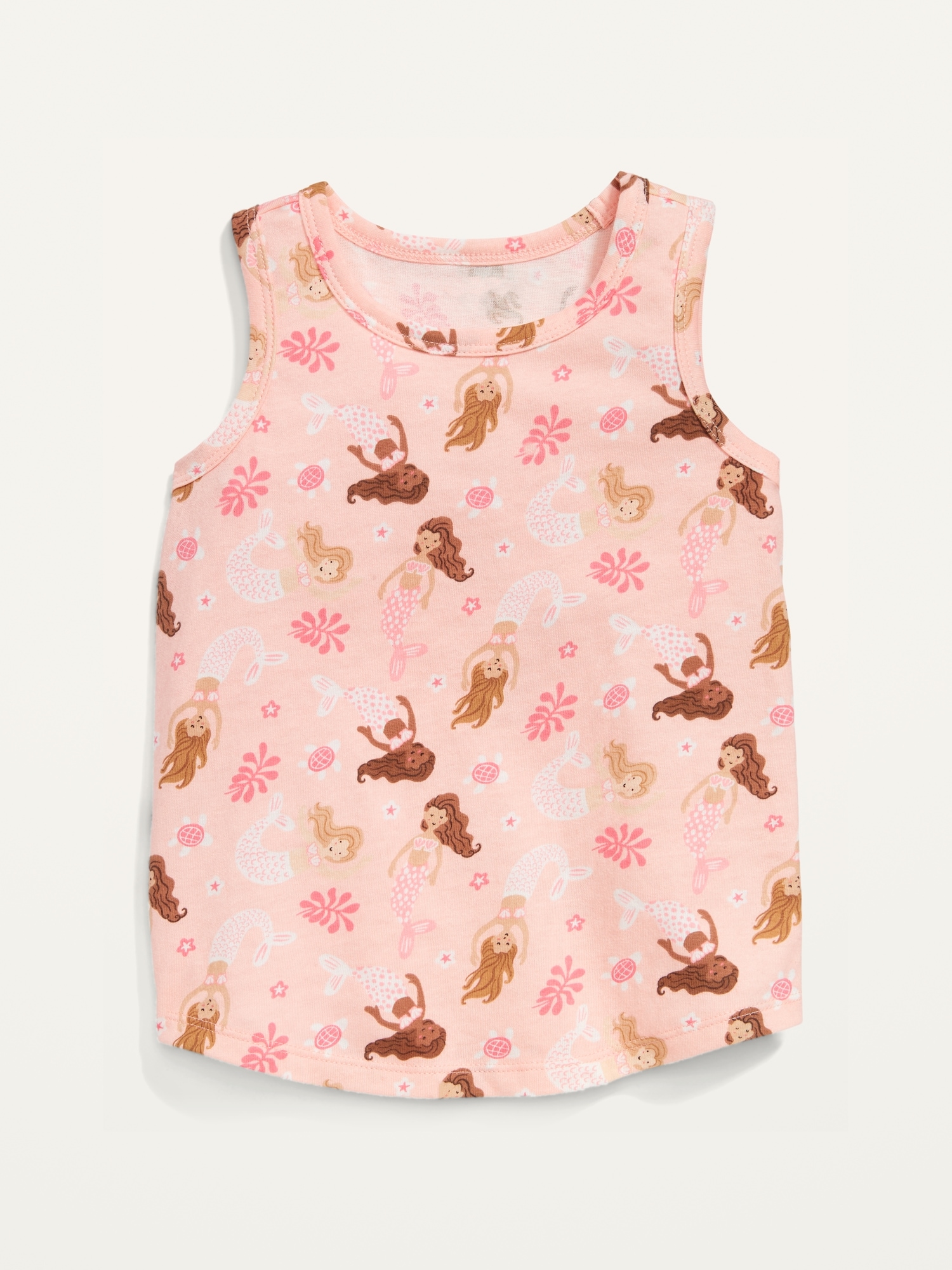 Old Navy Printed Tank Top for Toddler Girls green. 1