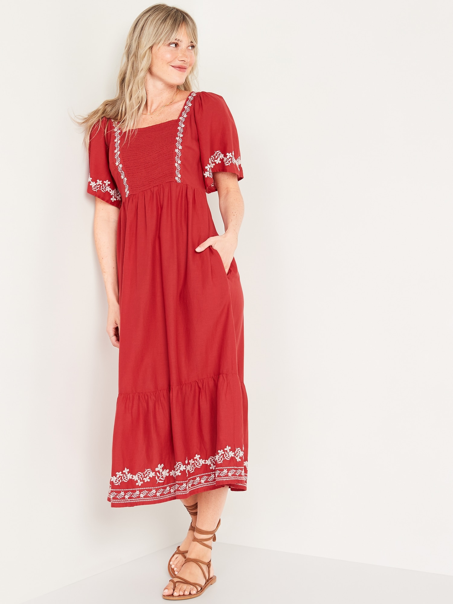 Old navy embroidered clearance dress