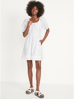 old navy dress white