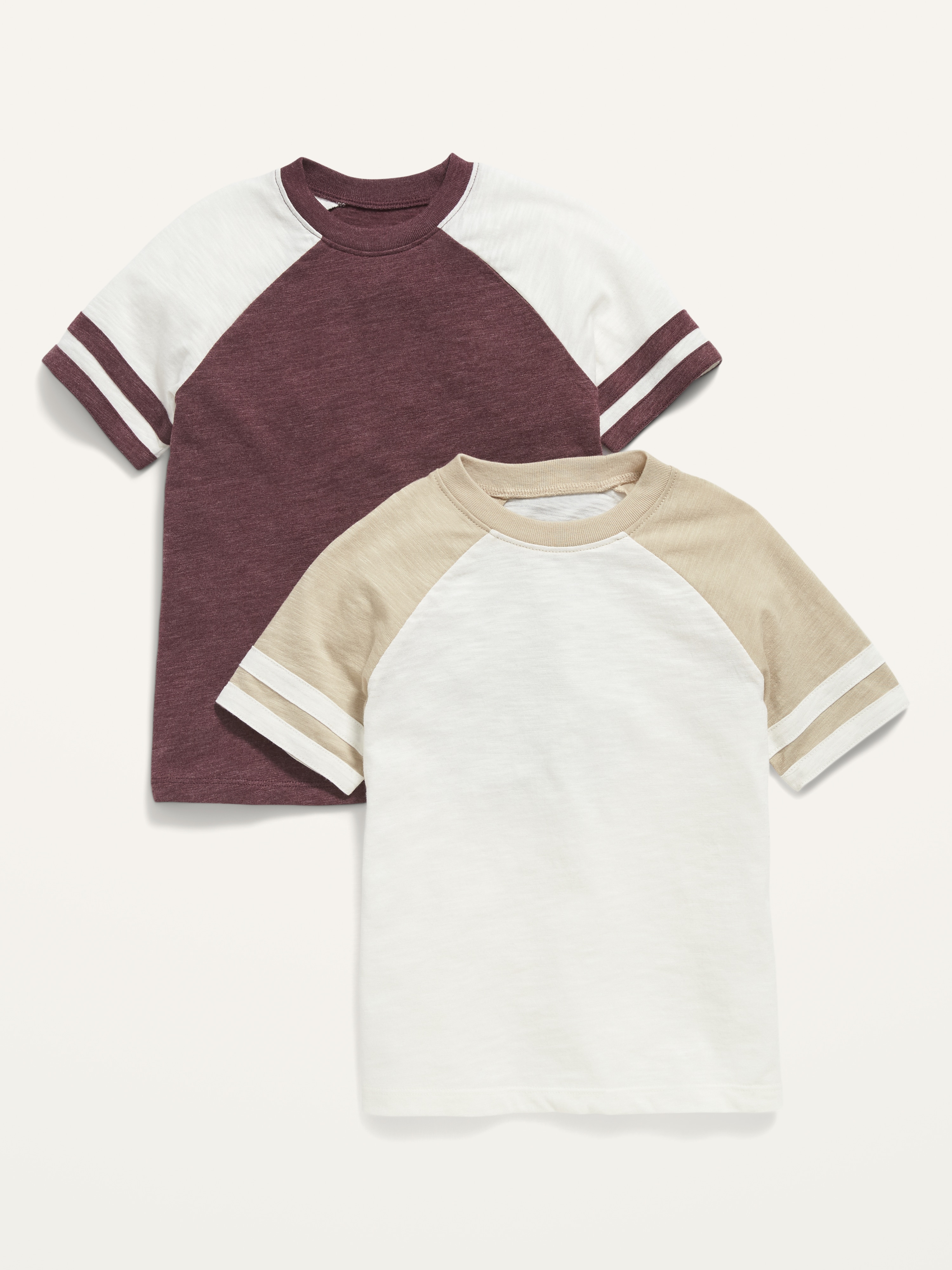 web organisere Krudt 2-Pack Raglan-Sleeve Color-Blocked T-Shirt for Toddler Boys | Old Navy