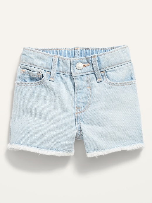 Old Navy Light-Wash Jean Cut-Off Shorts for Baby. 1