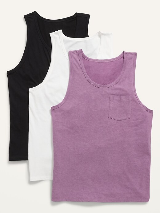 Old Navy Soft-Washed Tank Top 3-Pack for Men. 1