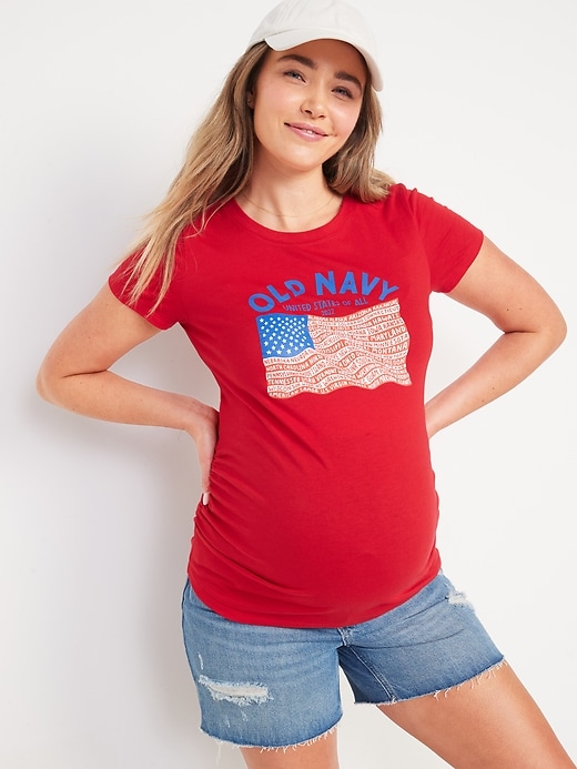 2022 United States of All Flag Graphic T-Shirt for Women