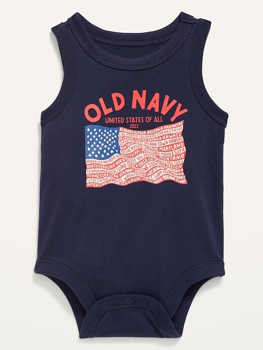 Tcombo Military Child American Flag Onesie - Patriotic Baby Bodysuit For Military Families