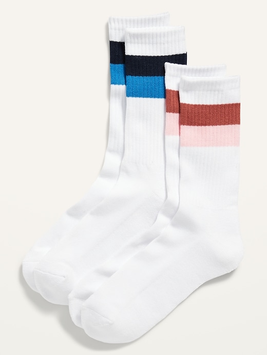 View large product image 1 of 1. Striped Tube Socks 2-Pack