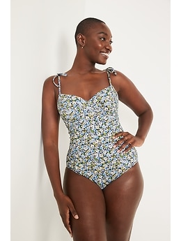 old navy leopard print swimsuit