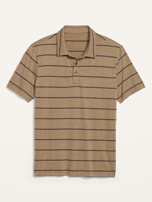 View large product image 1 of 1. Soft-Washed Short-Sleeve Jersey Polo Shirt