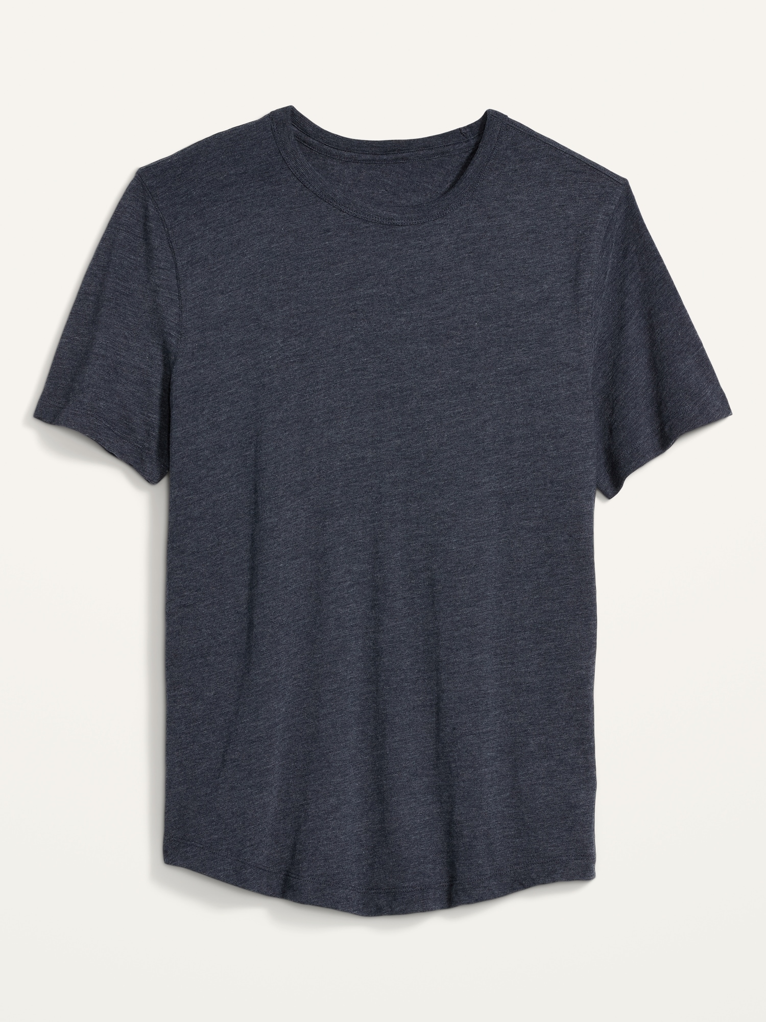 Soft-Washed Slub-Knit Curved-Hem T-Shirt for Men | Old Navy