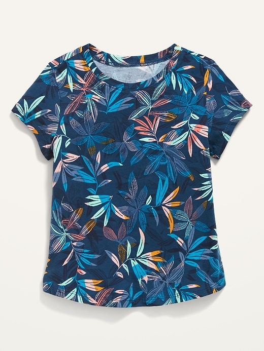 Printed Short Sleeve T Shirt For Toddler Girls Old Navy   Cn50296443 