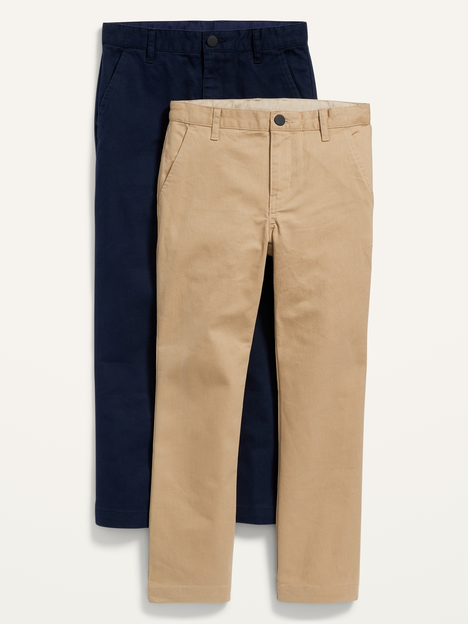Old Navy Uniform Skinny Built-In Flex Chino Pants 2-Pack for Boys multi. 1