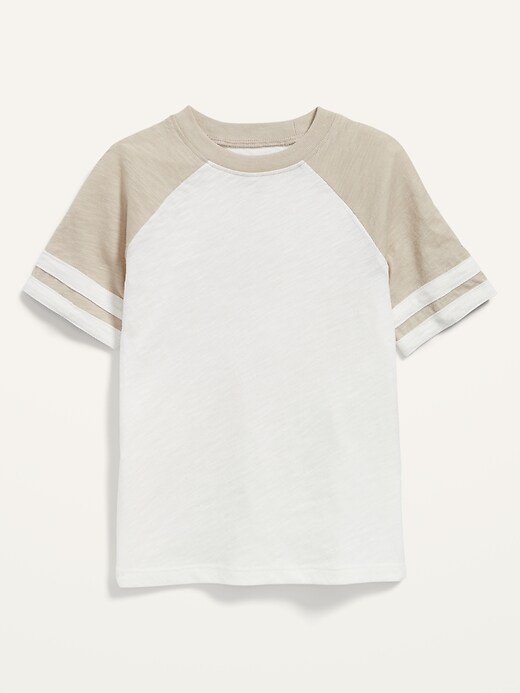 Raglan-Sleeve Slub-Knit T-Shirt for Toddler Boys | Old Navy