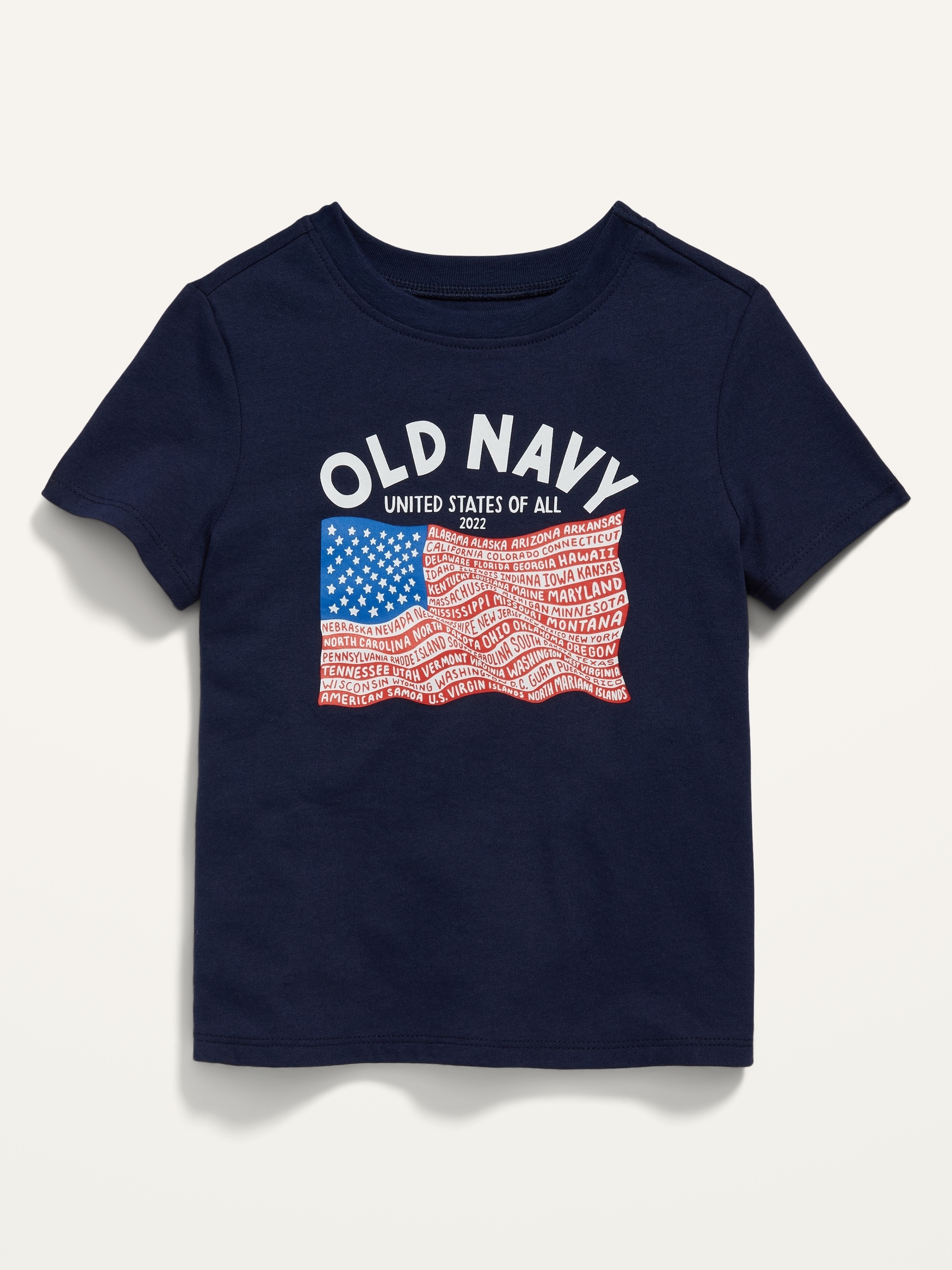 NWT BABY GAP BOYS T-SHIRT TOP LOGO navy 4th July flag  USA    u pick size 