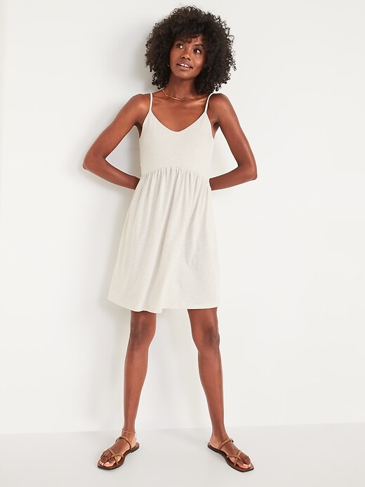 V-Neck Jersey Mini Cami Swing Dress for Women | Old Navy
