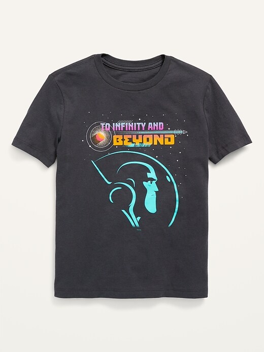 View large product image 1 of 2. Disney/Pixar© Buzz Lightyear™ Gender-Neutral Graphic T-Shirt for Kids