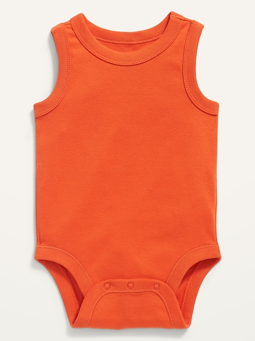 View large product image 1 of 2. Unisex Sleeveless Bodysuit for Baby