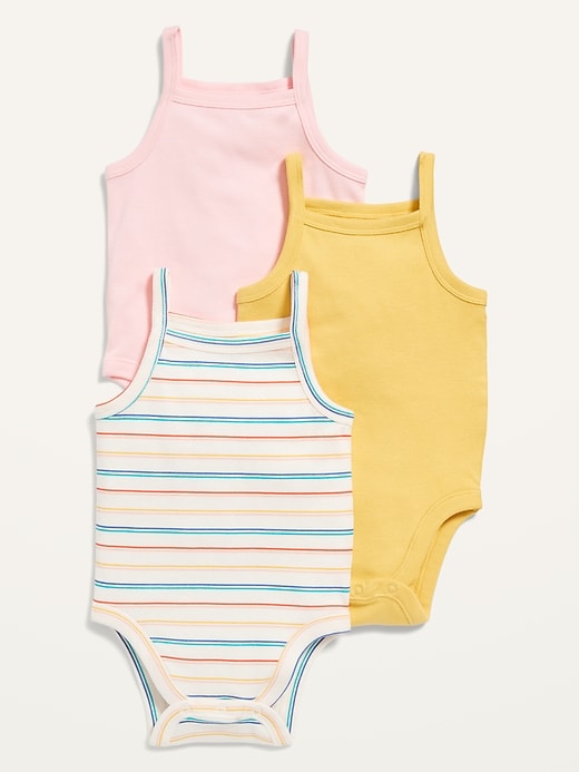 View large product image 1 of 2. 3-Pack Sleeveless Bodysuit for Baby