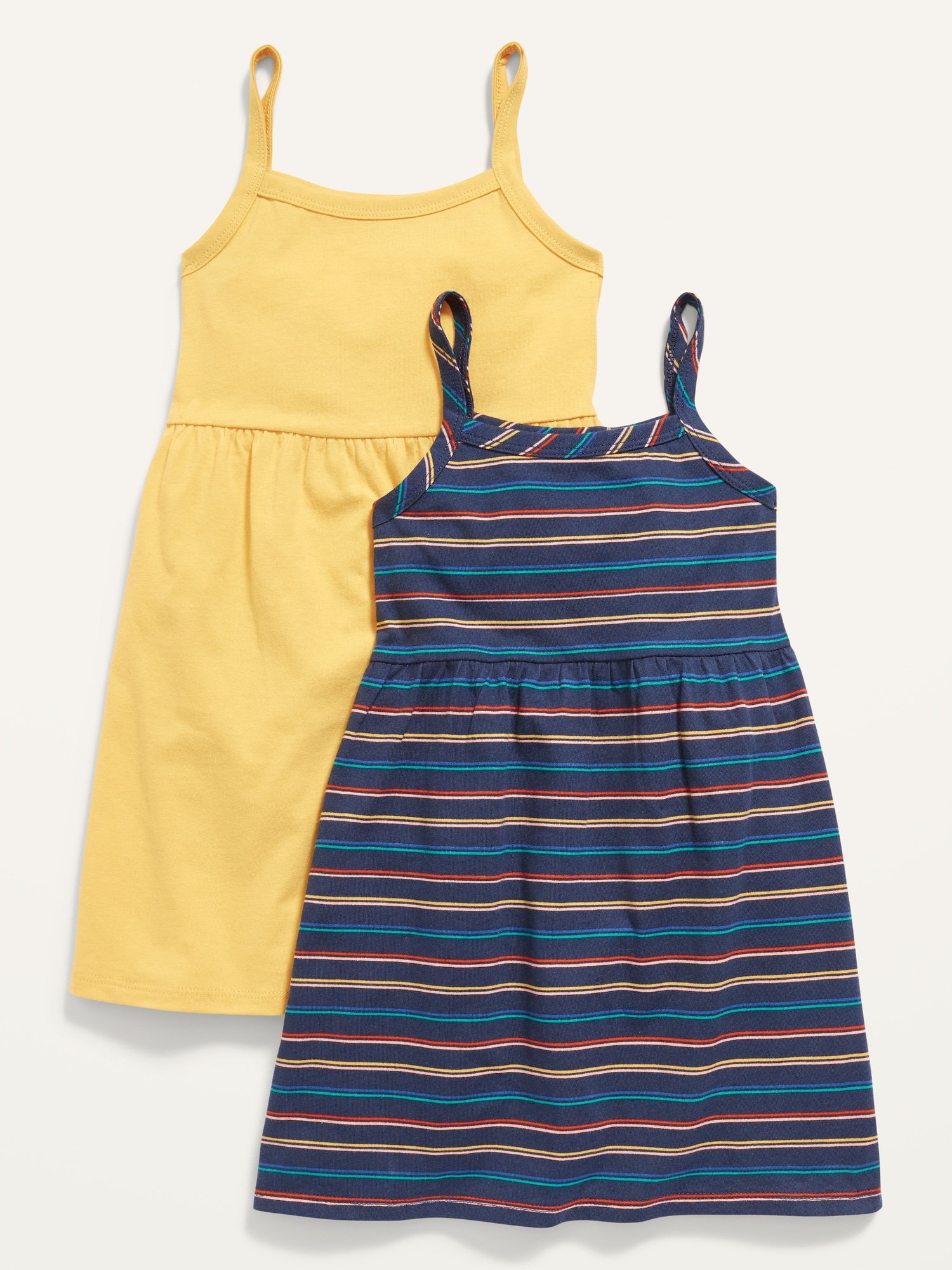 2-Pack Sleeveless Fit & Flare Jersey Dress for Toddler Girls