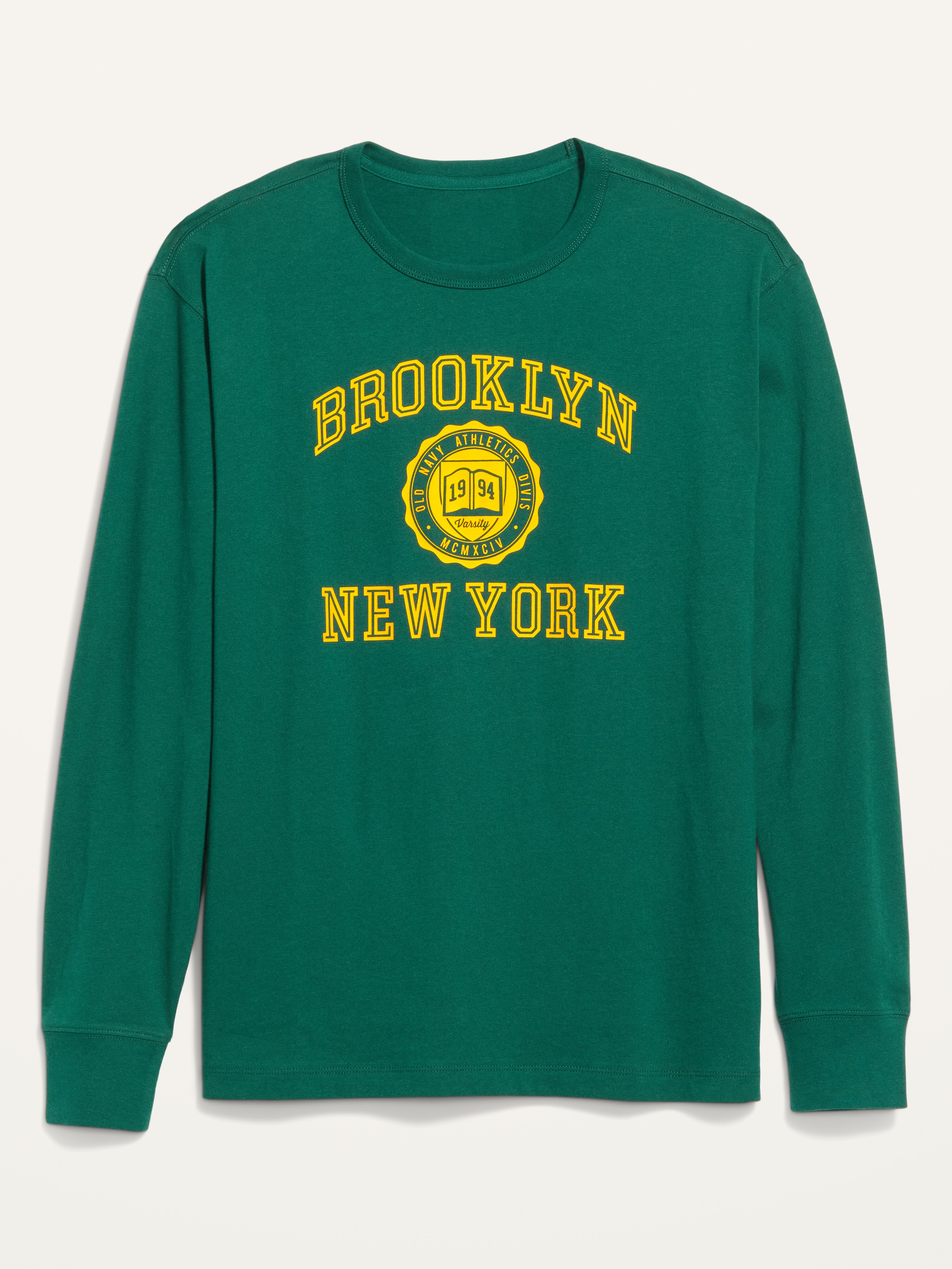 トップス everyone logo long sleeve tee navy Long Sleeve T-Shirts