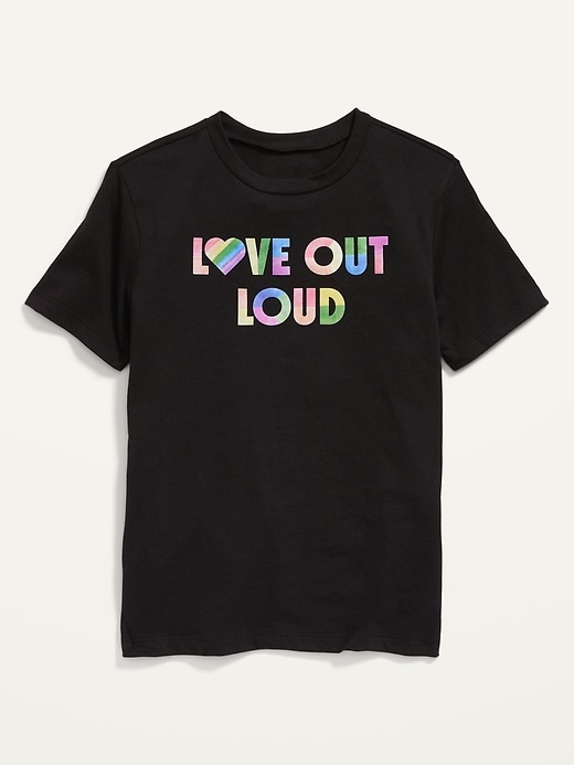 Gender-Neutral Matching Pride T-Shirt for Kids