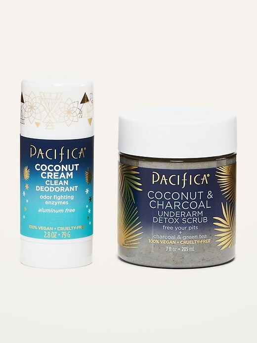 Pacifica® Coconut Deodorant + Coconut Underarm Detox Scrub Bundle Old